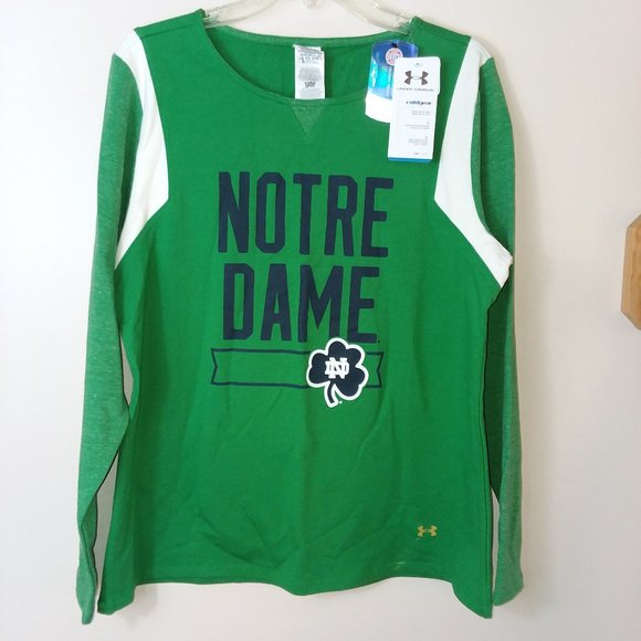 Under Armour Tops - NWT Under Armour XL Notre Dame Cold Gear